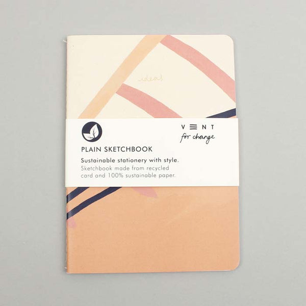 A5 Ideas Pink Soft Cover Sketchbook (Plain)