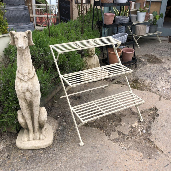 Grey Etager 3 Level Plant Stand