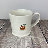 Ceramic Mini Mug With Plum Pudding