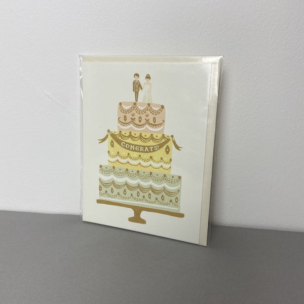 RPC Card - Wedding Congrats Cake