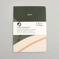 A5 Ideas Green Soft Cover Notebook (Lined)