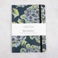 A5 Lined Notebook - Hydrangea Noir