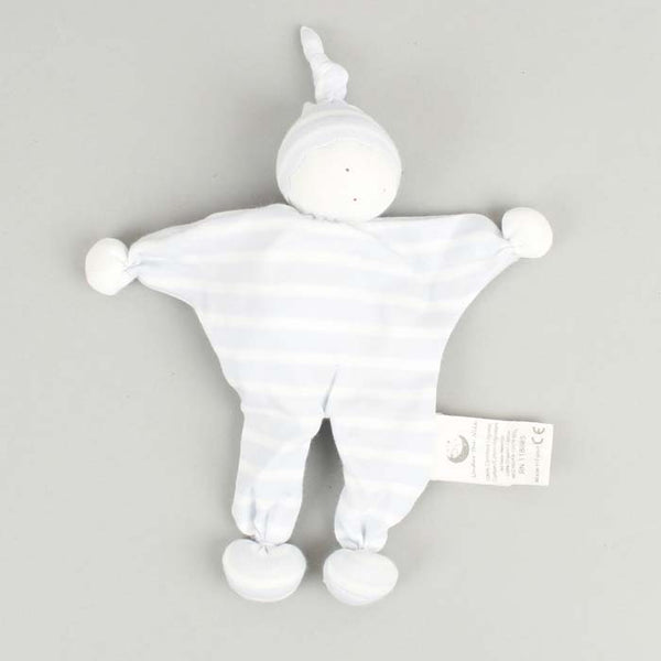 Organic Baby Buddy - Wide Stripe - Pale Blue/White