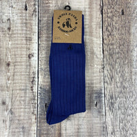 TIY - Men's Socks - Ribbed Royal Blue