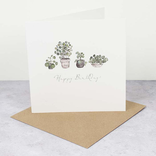 TC Square Card - Happy Birthday Plants