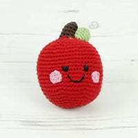 Friendly Red Apple Baby Rattle