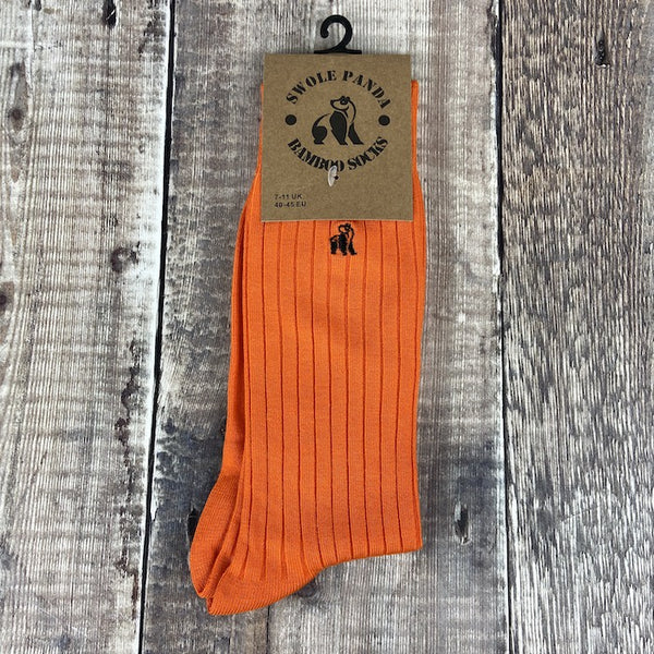 TIY - Men's Socks - Ribbed Orange