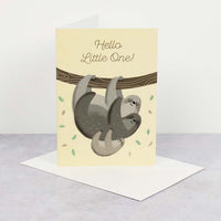 Baby Sloth Card