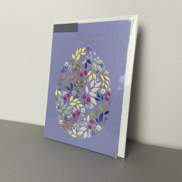 xEaster Card - Floral Egg