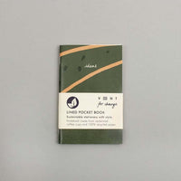 Pocket Ideas Green Notebook (Lined)