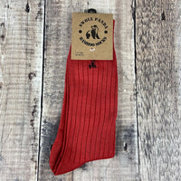 TIY - Men's Socks - Ribbed Red