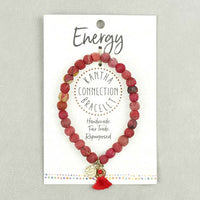 Kantha Connection Bracelet - Energy - Red